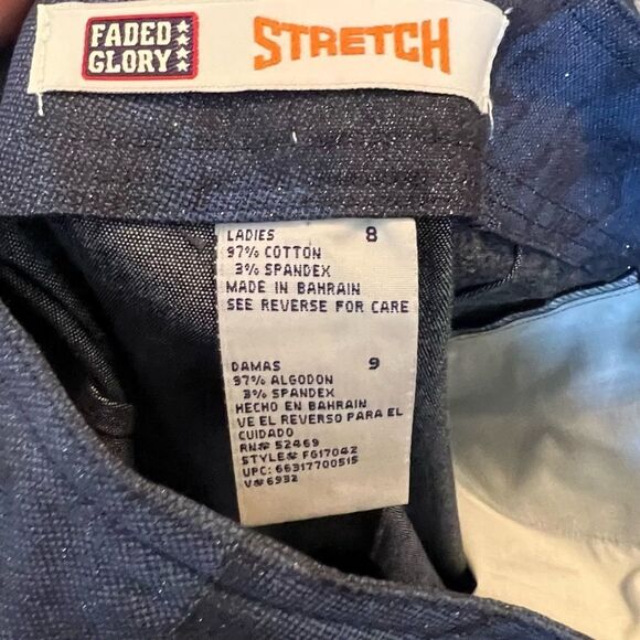 Faded Glory Stretch Floral Capris nwt - Picture 8 of 8